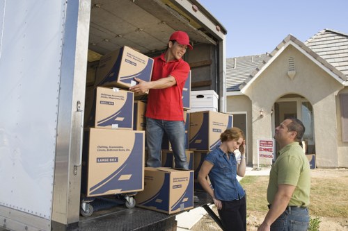 Efficient moving truck service handling office equipment