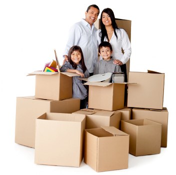 Removalist team in transit with company assets